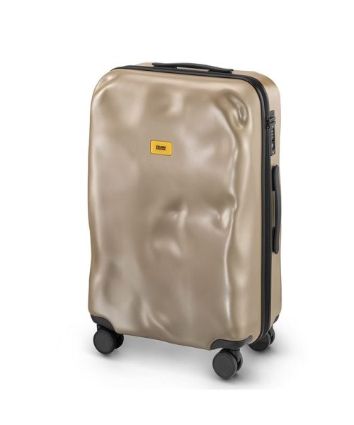 CRASH BAGGAGE(クラッシュバゲージ)/クラッシュバゲージ スーツケース Mサイズ 65L 軽量 デコボコ CRASH BAGGAGE cb162/ガンメタリック