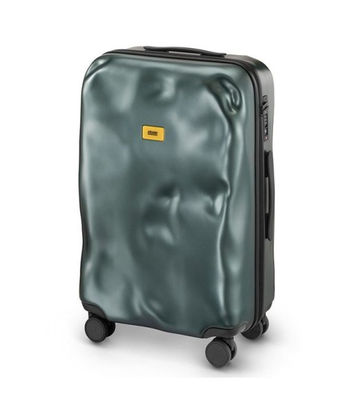 CRASH BAGGAGE(クラッシュバゲージ)/クラッシュバゲージ スーツケース Mサイズ 65L 軽量 デコボコ CRASH BAGGAGE cb162/グリーン