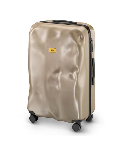 CRASH BAGGAGE(クラッシュバゲージ)/クラッシュバゲージ スーツケース Lサイズ 100L 大容量 大型 軽量 デコボコ CRASH BAGGAGE cb163/ガンメタリック