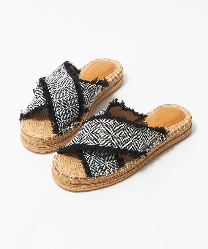 セール 販売店舗限定 厚底ジュートクロスサンダル Aubannister Au Bannister Magaseek