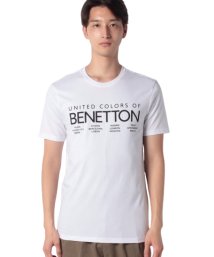 BENETTON (mens)(ベネトン（メンズ）)/ロゴTシャツ・カットソー/ホワイト