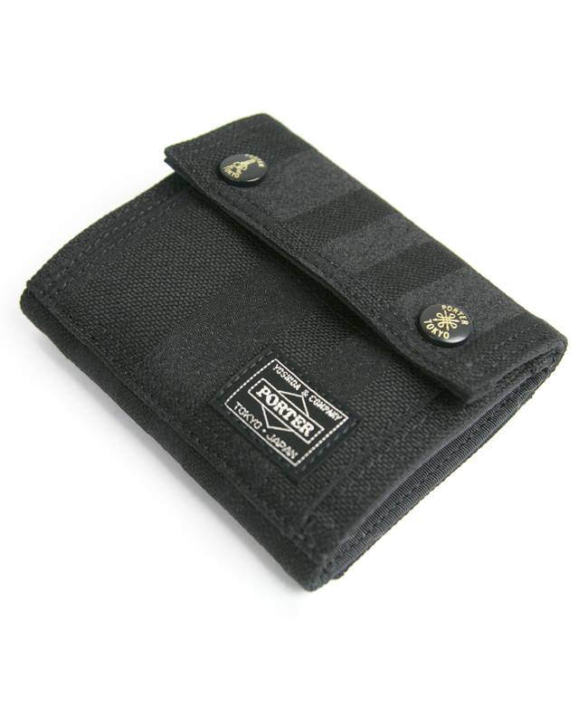 PORTER / TANGO BLACK ポーター タンゴブラック 三つ折り財布 - 折り財布