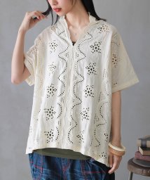 osharewalker/『スカラップ刺繍ブラウス』/502480399