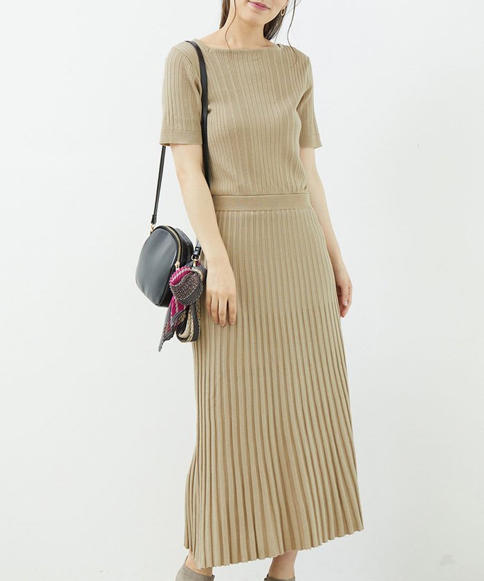 セール スクエアネックリブワンピース ロペピクニック Rope Picnic Magaseek