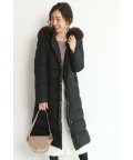 JUSGLITTY/ファー付ロングダウンコート/502485916