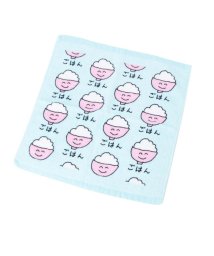 PINK-latte(ピンク　ラテ)/プリント ハンドタオル/ライトブルー（091）