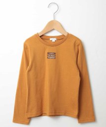 a.v.v(KID'S)(アー・ヴェ・ヴェキッズ)/[100－130]３段ボックスロゴカットソー[WEB限定サイズ]/イエロー