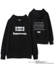 ADAM ET ROPE'(アダム　エ　ロペ)/【oasis for ADAM ET ROPE'】SONG LYRICS PARKA/UNISEX/ブラック系（02）