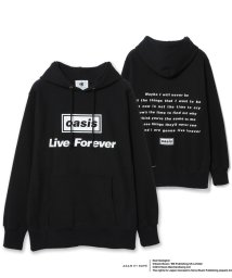 ADAM ET ROPE'(アダム　エ　ロペ)/【oasis for ADAM ET ROPE'】SONG LYRICS PARKA/UNISEX/ブラック系（03）