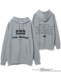 ADAM ET ROPE'(アダム　エ　ロペ)/【oasis for ADAM ET ROPE'】SONG LYRICS PARKA/UNISEX/ライトグレー（08）