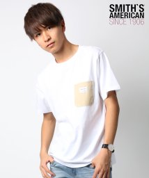 LAZAR(ラザル)/【Lazar】SMITH'S AMERICAN/スミスアメリカン ポケットTシャツ/ホワイト