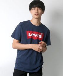 LAZAR(ラザル)/【Lazar】Leiv's/リーバイス バットウイングロゴTシャツ/ネイビー