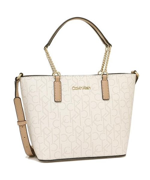 カルバンクライン トートバッグ ショルダーバッグ アウトレット レディース Calvin Klein H9aej9yr Egs ホワイト カルバンクライン Calvin Klein Magaseek
