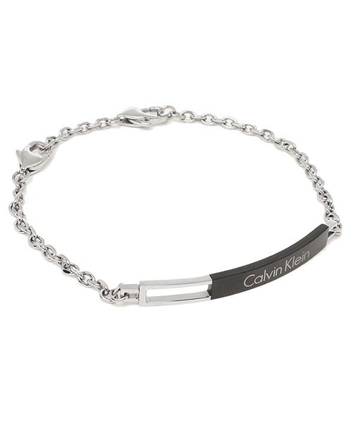 Calvin Klein(カルバンクライン)/カルバンクライン ブレスレット アクセサリー メンズ CALVIN KLEIN KJ7RBB200100 シルバー ブラック/シルバー/ブラック