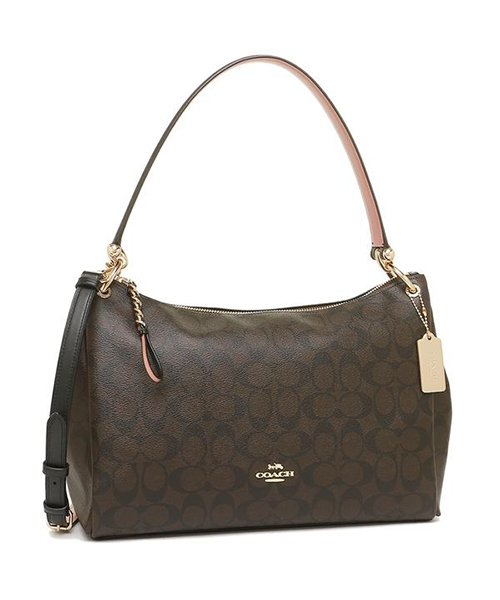 COACH(コーチ)/コーチ ショルダーバッグ アウトレット レディース COACH F28967 IMAA8 ブラウン ブラック/ブラウン/ブラック