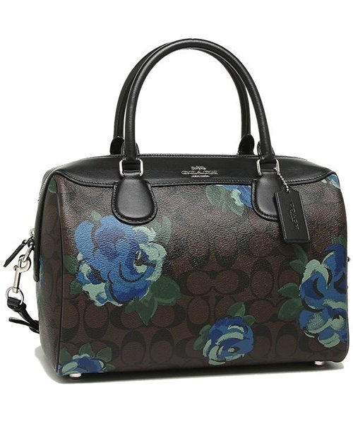 COACH(コーチ)/コーチ ハンドバッグ ショルダーバッグ アウトレット レディース COACH F37845 SVN2R ブラウンブラック マルチ/ブラウンマルチ