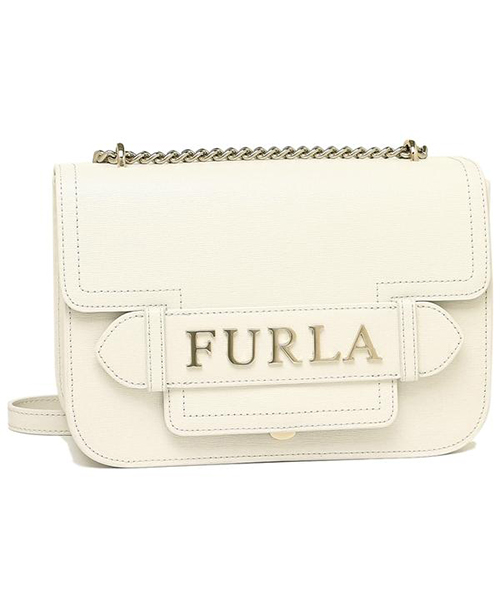 新品未使用 FURLA フルラ チェーン ショルダー バッグ btd6 グレー