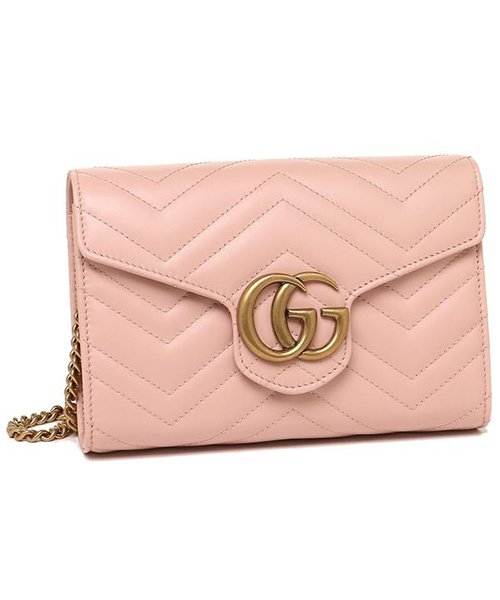 GUCCI(グッチ)/グッチ ショルダーバッグ レディース GUCCI 474575 DRW1T 5909 ピンク/ピンク