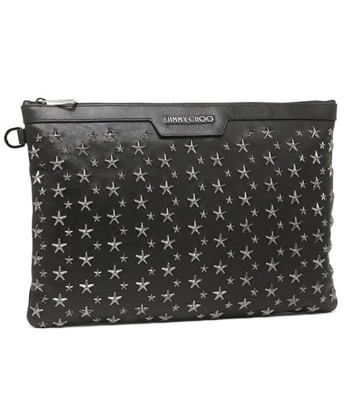 JIMMY CHOO スタッズ 酷くっ クラッチバッグ 