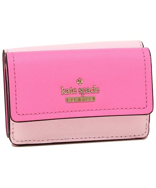 kate spade new york(ケイトスペードニューヨーク)/ケイトスペード 折財布 レディース KATE SPADE PWRU6439 694 ピンク ライトピンク/ライトピンク