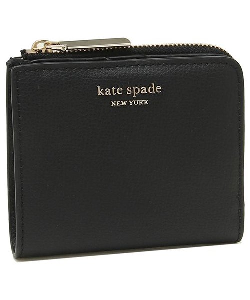 kate spade new york(ケイトスペードニューヨーク)/ケイトスペード 折財布 レディース KATE SPADE PWRU7250 001 ブラック/ブラック/マルチ