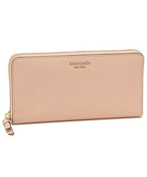 kate spade new york(ケイトスペードニューヨーク)/ケイトスペード 長財布 アウトレット レディース KATE SPADE WLRU5448 265 ピンク/ピンク