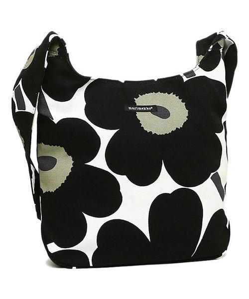 Marimekko(マリメッコ)/マリメッコ バッグ MARIMEKKO 042630 030 UNIKKO CLOVER ショルダーバッグ レディース BLACK/WHITE/ブラック/ホワイト