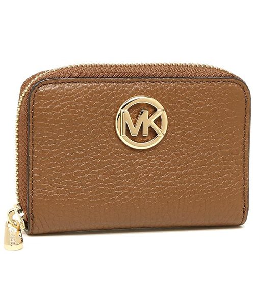 MICHAEL KORS(マイケルコース)/マイケルコース コインケース アウトレット レディース MICHAEL KORS 35F8GFTZ6L LUGGAGE ブラウン/ブラウン