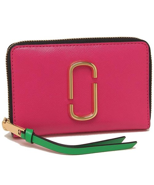 マークジェイコブス 折財布 レディース Marc Jacobs M 952 ピンクマルチ マークジェイコブス Marc Jacobs Magaseek