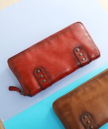 Mia Borsa/[Mia Borsa] 牛革レザーウォッシュ加工ラウンドファスナー長財布/502500383