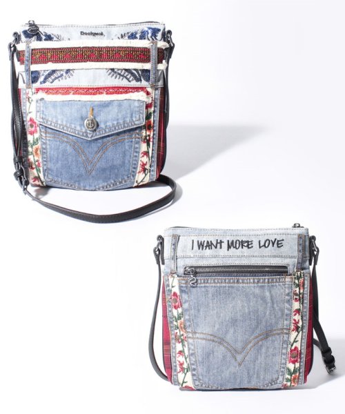 Desigual(デシグアル)/ACCESSORIES DENIM ACROSS BODY BAG/ブルー系