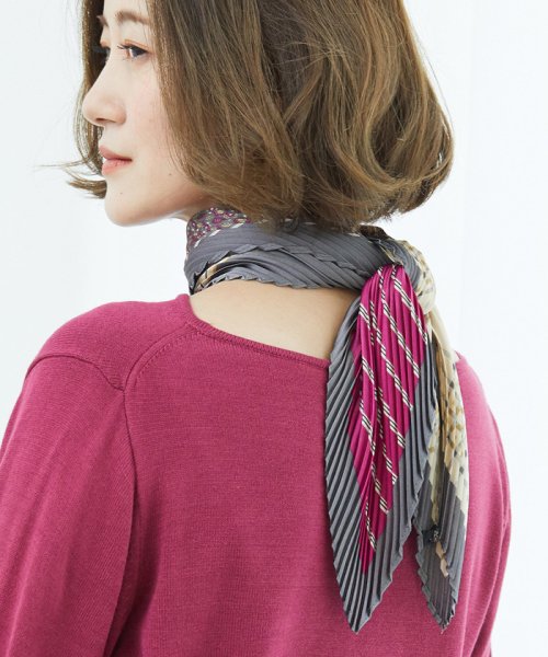 セール パターンプリントプリーツスカーフ ロペピクニック パサージュ Rope Picnic Passage Magaseek