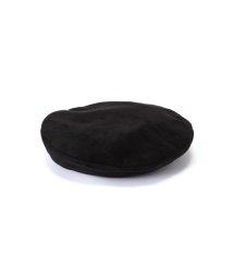 ROSE BUD(ローズバッド)/スエード風ベレー帽/ブラック