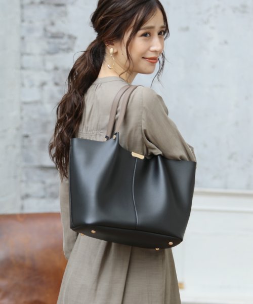 Magaseek Dfashion別注 インポーチ付2wayトートバッグ ナノ ユニバース Nano Universe Magaseek Magaseek Dfashion別注 インポーチ付2wayトートバッグ ナノ ユニバース Nano Universe Magaseek