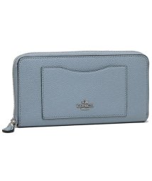 COACH(コーチ)/COACH 財布 アウトレット コーチ F54007 クロスグレインレザー アコーディオン ジップウォレット 長財布/コーンフラワー