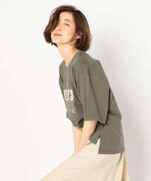 NOLLEY’S(ノーリーズ)/NOLLEY'SロゴビッグTシャツ/オリーブ