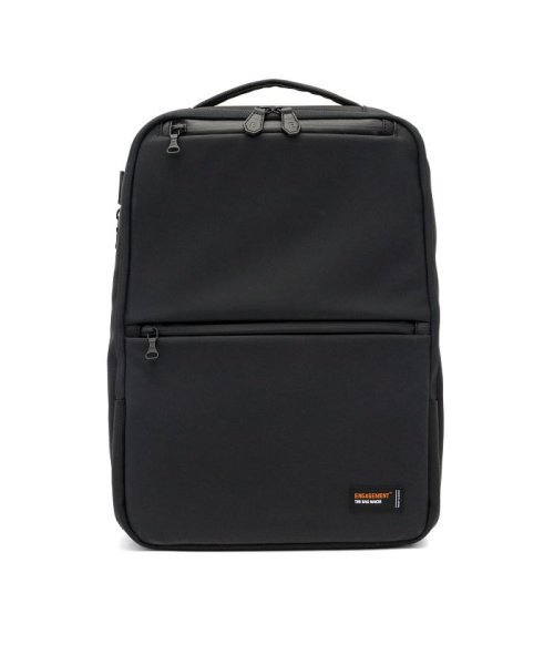エンゲージメント リュック ENGAGEMENT BACKPACK バックパック ビジネスリュック 耐水 A4 EGCBP－001 ジップポケット ×2 内蔵］