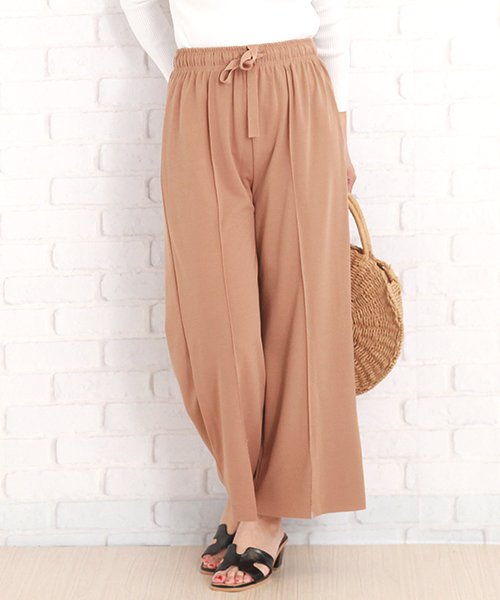 セール 67 Off リボン付きガウチョパンツ シンプル レディース ボトムス ウエストゴム ラクチン 可愛い ベーシック S S Vl 5385 アミュレット Amulet Magaseek