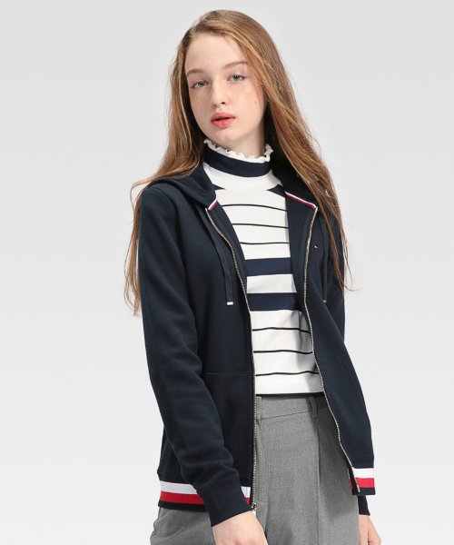 ベーシックジップアップパーカー トミーヒルフィガー Tommy Hilfiger Magaseek