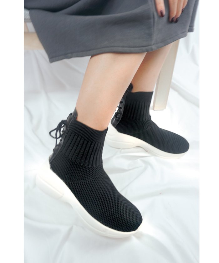 セール 71 Off 軽量レースアップニットスニーカー シュガーシュガー Sugar Sugar Magaseek