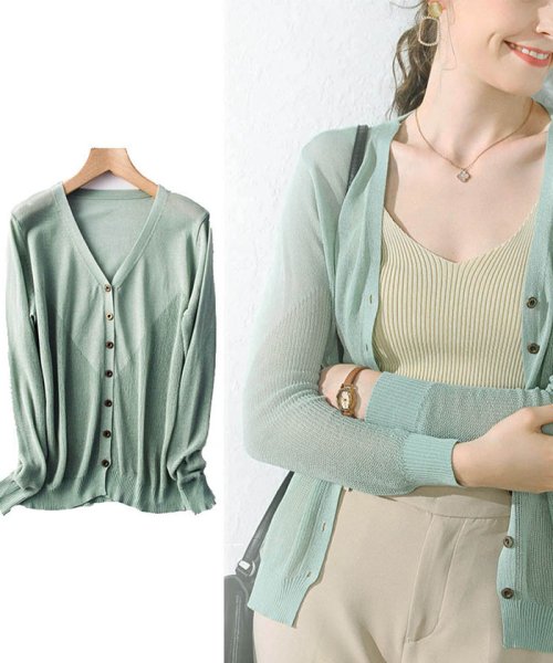 セール ニットカーディガン 薄手 レディース 春夏 サマー カーディガン ショート 長袖 Vネック カーデ ミニミニストア Miniministore Magaseek セール ニットカーディガン 薄手 レディース 春夏 サマー カーディガン ショート 長袖 Vネック カーデ ミニミニストア Miniministore Magaseek