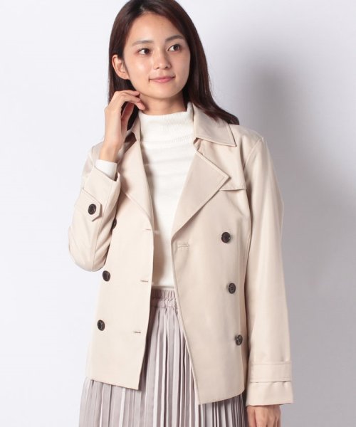 セール ショートトレンチコート ミッシュマッシュ Misch Masch Magaseek