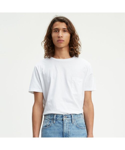 Levi's(リーバイス)/ポケットTシャツ BRIGHT WHITE/NEUTRALS