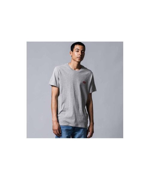 Levi's(リーバイス)/2パックTシャツ HM WHITE/ MID TONE GREY HEATHER/MULTI-COLOR