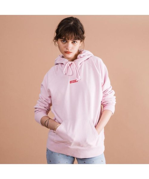 Levi's(リーバイス)/グラフィックスポーツフーディー BABY TAB PINK LADY/REDS