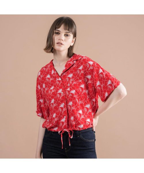 Levi's(リーバイス)/PALOMA シャツ FLIPPED FLORAL BRILLIANT RED/REDS