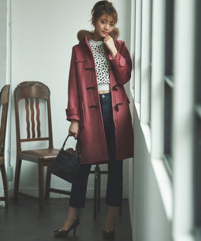 セール ｆｏｘファー付ロングダッフルコート トランテアン ソン ドゥ モード 31 Sons De Mode Magaseek