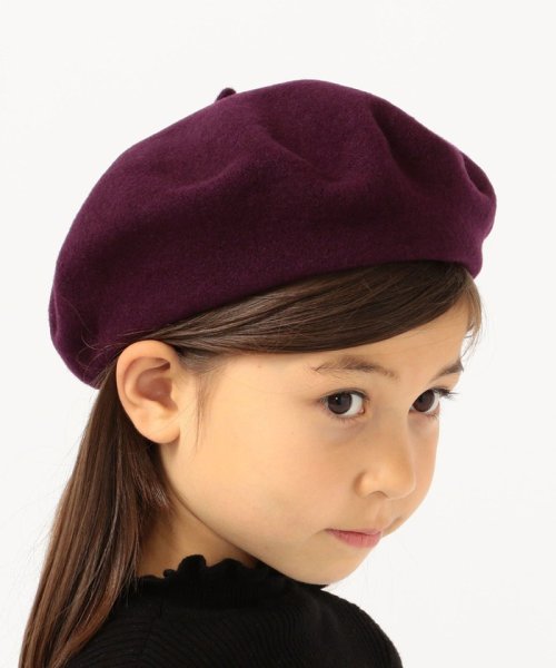 SHIPS KIDS(シップスキッズ)/BARET:ベレー帽/パープル