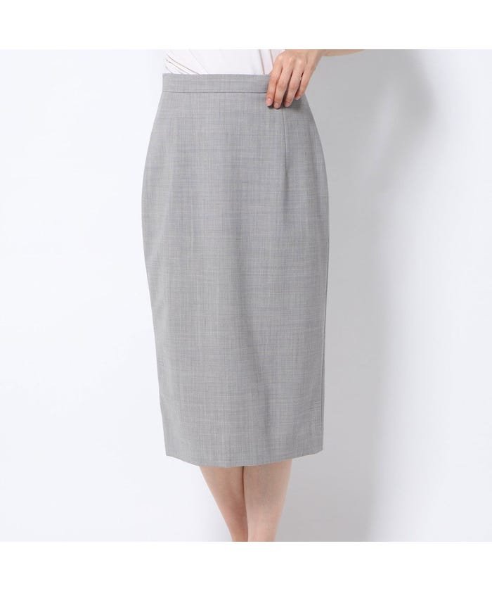 セール リネーム Rename ニーレングスペンシルスカート グレー