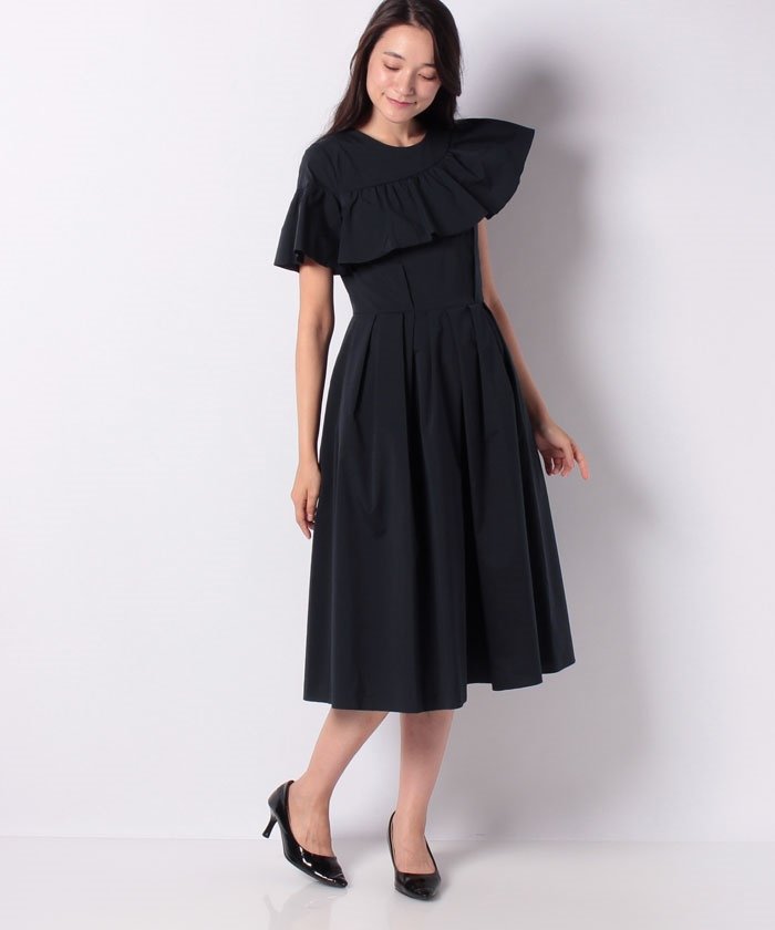 セール ラッフルフリルワンピース ランバンオンブルー Lanvin En Bleu Magaseek